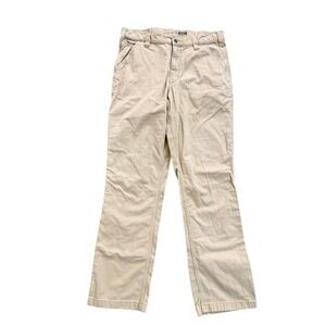 Carhartt Mens Relaxed Fit Khaki Work Pants Size 34x34
